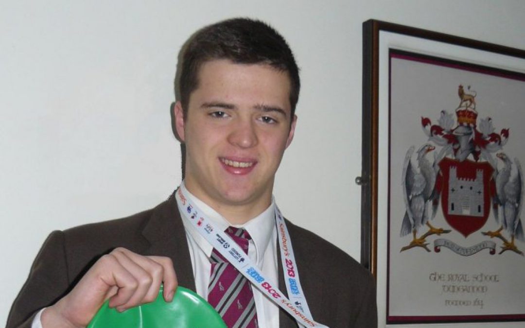 Calum takes gold and sets new record at UK School Games