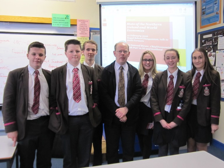 Senior pupils learn about career opportunities in PwC
